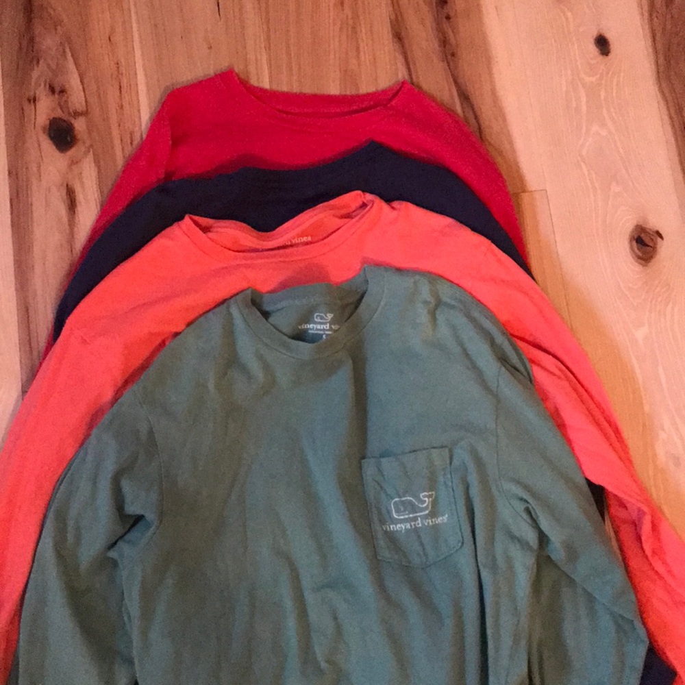 bundle of 4 vineyard vines shirts *NOT FOR SALE*
